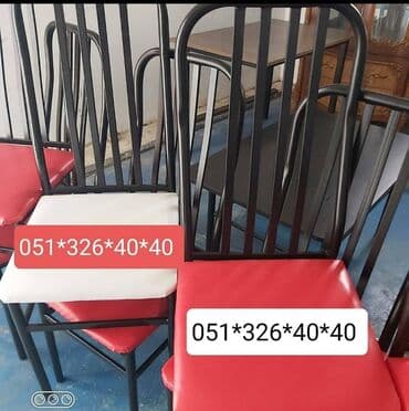 Masa və oturacaq dəstləri: Qonaq otağı üçün, Yeni, Açılan, Dördbucaq masa, 1 stul — 2