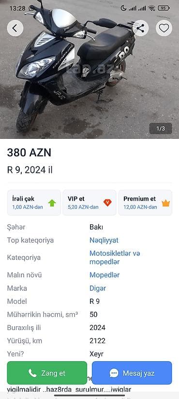 - R9, 50 sm3, 2024 il, 2122 km