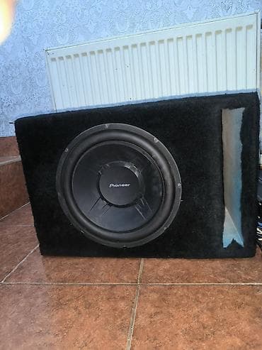 pionerr 7150: Pioneer subwoofer – qutu ilə Pionerr 400 rms qoşa katuşka pakovka — 2