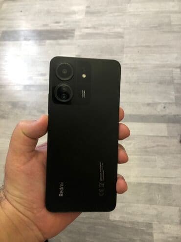 Redmi 13C, 64 GB, rəng - Qara, Barmaq izi, İki sim kartlı, Face ID