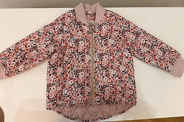 Cool Club.Uşaq üçün çiçək naxışlı yüngül qız jaketi - Model: bomber