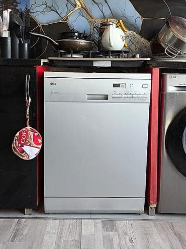 Elektronika: Qabyuyan maşın LG, Tam qabaritli (60 sm.), Ayrıca dayanan, İşlənmiş — 1