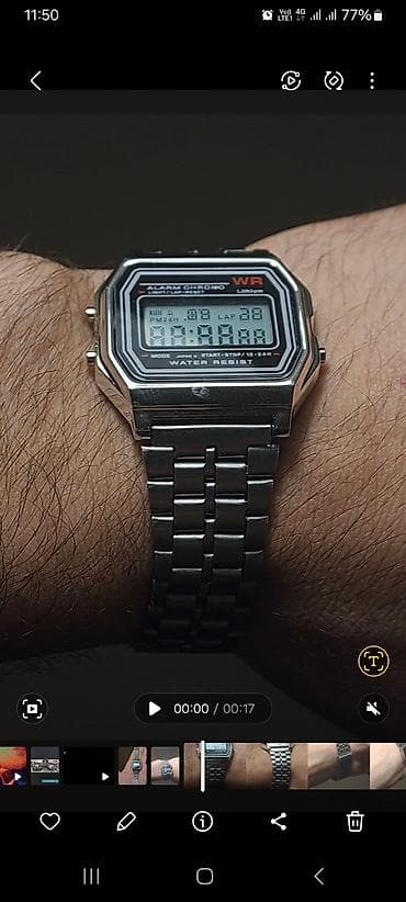 Смарт браслеты: Новый, Наручные часы, цвет - Серый — 1