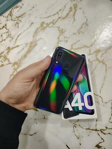 islenmis iphone 11: Samsung Galaxy A40, 64 GB, rəng - Qara, İki sim kartlı — 2