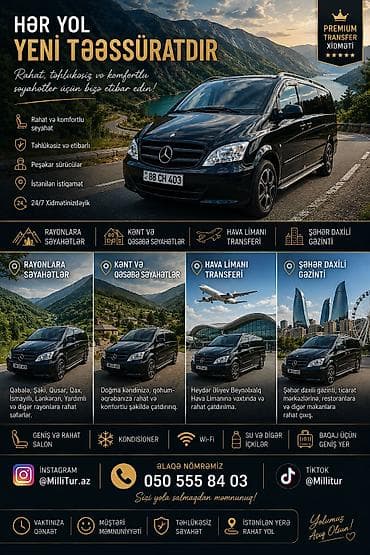 bakı qebele avtobus: Minivan, 8 Oturacaq — 2