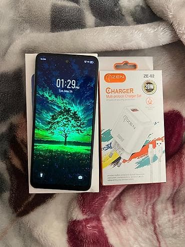 note 12 pro plus: Infinix Smart 8, 64 GB, rəng - Yaşıl, Face ID — 2