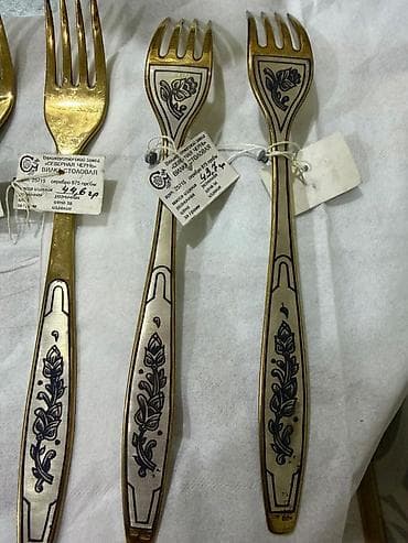 klyonka sufre: Şimal Çern (Северная Чернь) zavodunun gümüş masa dəsti - Material — 6