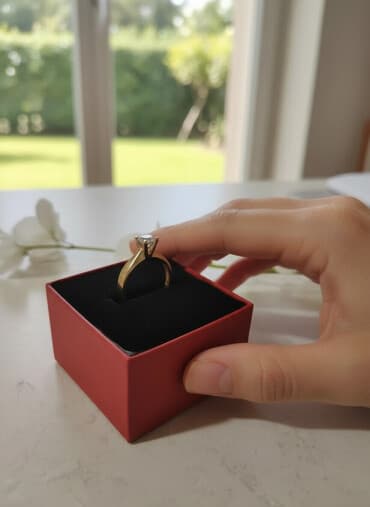 qadin uzuyu: Nişan, Üzük, Sarı qızıl — 1