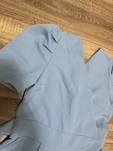 Baş geyimləri: Məhsul: Açıq mavi kombinezon 36 ölçüdür ama 38’lerde geyine biler. - — 3