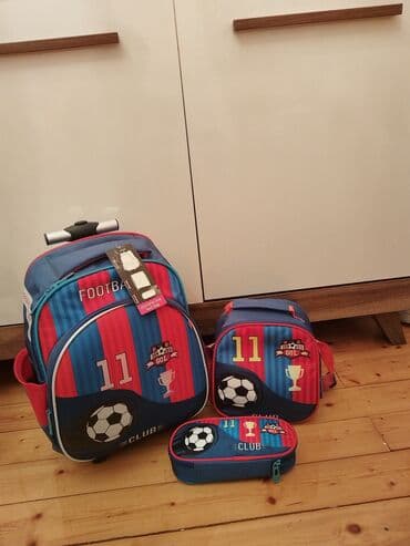 школьные рюкзаки для первоклассников: Tekerli çanta yemek cantasi ile birlikde. Penal satilmir! Yenidir — 1
