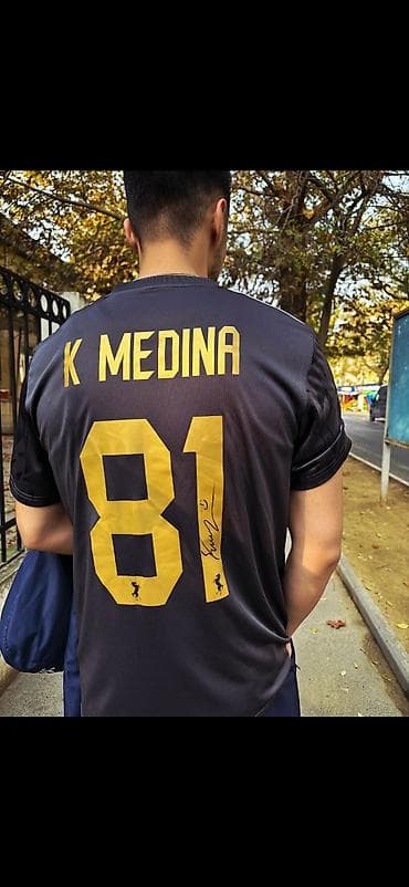 futbol eşyaları: Futbolka, Adidas, rəng - Boz — 1