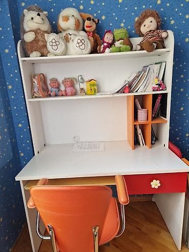 defter: Uşaq/yeni yetmə üçün yazı masası və 1 ədəd fırlanan oturacaq dəsti — 1