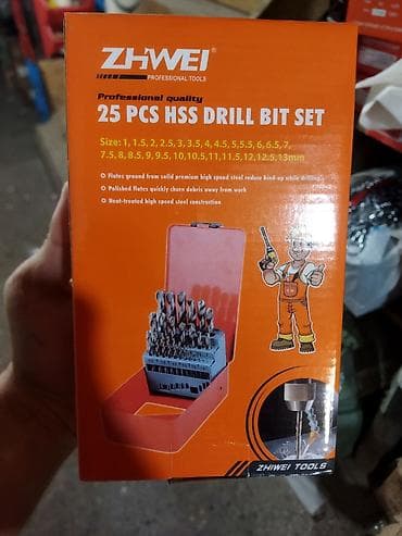 unitaz satilir: Sverlo naboru demir deşen super yeni geldi qiymet sadece topdan satış — 5