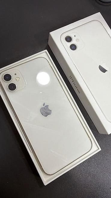 işlenmiş iphone 11: IPhone 11, 64 GB, Ağ, Face ID — 1