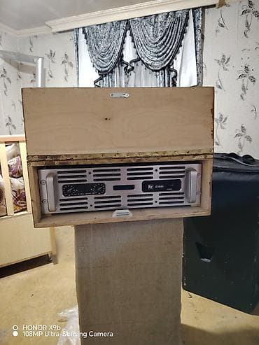 apple 16 pro max: EV E9600 güc gücləndiricisi (power amplifier) – taxta rack/qutu ilə — 1