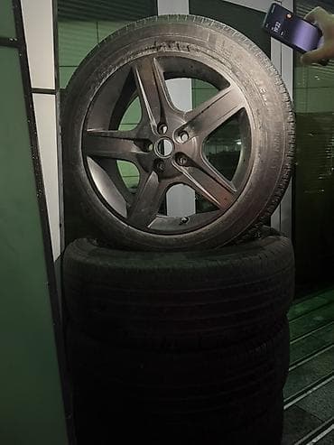 5 kollu yüngül lehimli disk və şin dəsti - Disk: 5 kollu, tünd rəngli