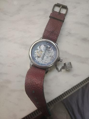 mexanika saatlar: Qol saatı, rəng - Qəhvəyi — 2