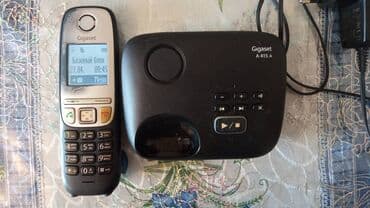домашний телефон: Стационарный телефон Gigaset, Беспроводной, Б/у, Бесплатная доставка — 2
