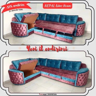 toyuq əti: Künc divan, Yeni, Açılan, Bazalı, Parça, Şəhərdaxili pulsuz çatdırılma — 3