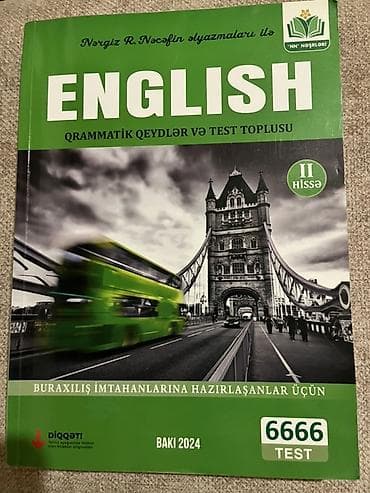hedef kitabi: Məhsul: “English – Qrammatik Qeydlər və Test Toplusu (II hissə)” — 1