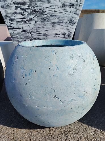 islənmis lyust: Beton dekorativ güldan/çiçək qabları - Material: yüksək möhkəmliyə — 5