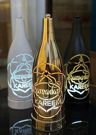 hediyye kuponu: Ramazan mövzusunda dekorativ LED işıqlı lampa Ramazana özəl stol üstü — 1