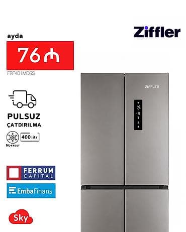 4 1 kitap pdf: Yeni 4 qapılı Soyuducu Satılır, rəng - Qara, Kredit var — 1