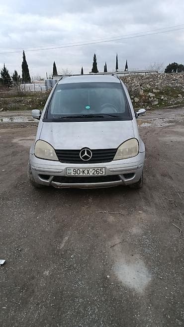Mercedes-Benz Vaneo, gümüş rəng, minivan/geniş ailə avtomobili