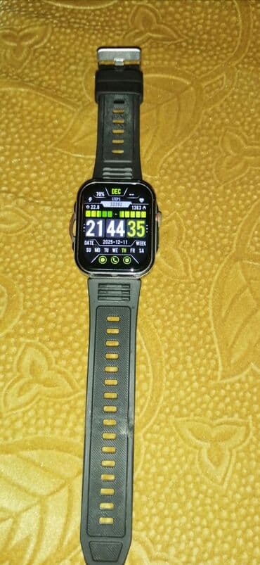 Smart saat, Smart, Sensor ekran, rəng - Qara