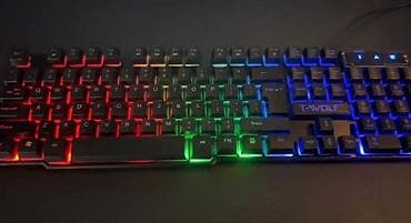 kablosuz wifi modem: Təzə yeniT-WOLF TF200 oyun klaviatura və siçan dəsti (Mouse) Metro — 2