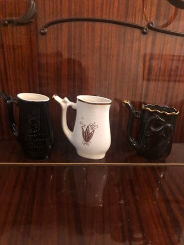 çaşqa: Fincanlar, rəng - Qara, Keramika, 1 əd, 250 ml, Rusiya — 1