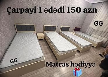 Yeni ve Sifarişle Çarpayi 150 azn Matras hediyye 🎁 Ölçü 2/90 Rəng lalafo.az -da Yeni ve Sifarişle Çarpayi 150 azn Matras hediyye 🎁 Ölçü 2/90 Rəng
