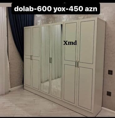 şifoner: Yeni, Açılan, 6 qapı Düz dolab, Qarderob, paltar dolabı — 1