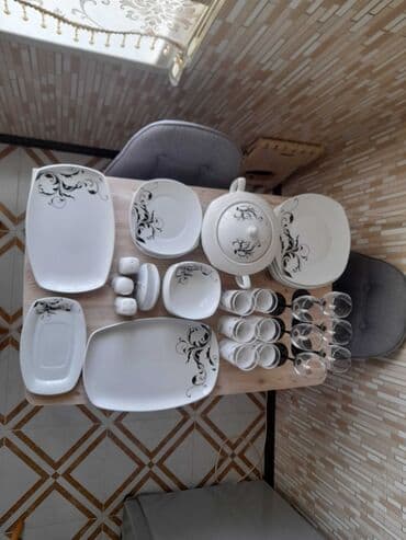 детский игровой набор щенячий патруль: Обеденный набор, цвет - Белый, Schafer, 6 персон — 6