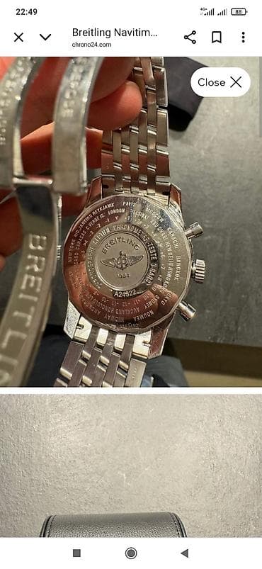 qol saat: Qol saatı, Breitling, rəng - Qara — 4