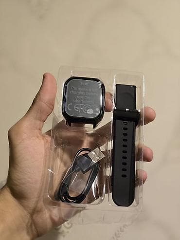 qara koftalar: Yeni, Smart saat, Smart, Sensor ekran, rəng - Qara — 3