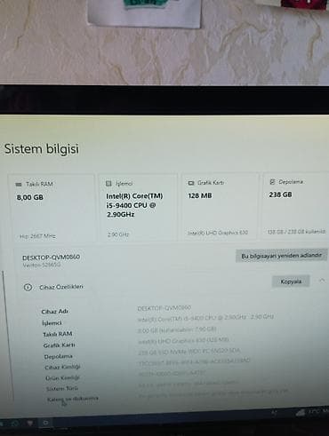 ssd portable: Acer masaüstü kompüter seti - Model: Acer Veriton S2665G — 1