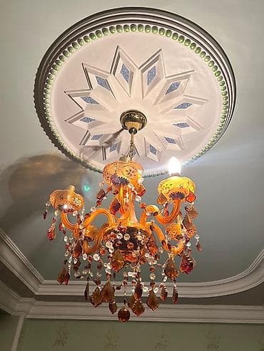 lan: Çılçıraq, 5 lampa, Şüşə — 2