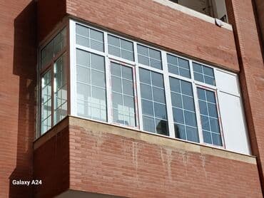 duskabin: Plastik qapi pencere izosistem cam palkon duskabina hebesebe cephe — 2