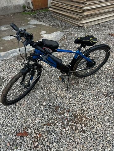 велисопед: Şəhər və yüngül off-road üçün təchiz olunmuş mavi/qaranlıq tonlu — 4