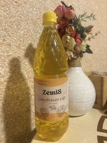 duru yağlar: Günəbaxan yağı, 1 l — 1