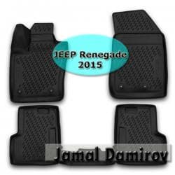 x6 qiymeti: Novline jeep renegade 2015 ucun poliuretan ayaqaltilar "aileron" — 1
