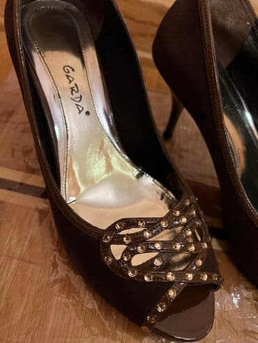 nabuk sapaskiler: Tuflilər, Ölçü: 37, rəng - Qəhvəyi, Yeni — 3