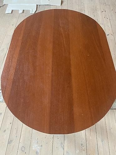 taxta divan: Qonaq masası, Açılmayan, Taxta, Oval masa — 3