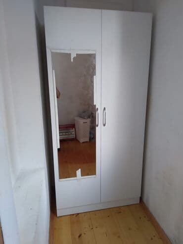 qapı modelleri: Yeni, Açılan, 2 qapılı Düz dolab, Qarderob, paltar dolabı, Azərbaycan — 1