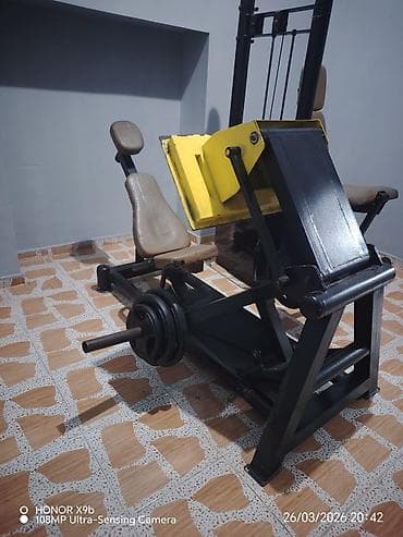 Trenajorlar: Tam avadanlıqlı fitnes/zal ləvazimatları paketi Trenajor zali hersey — 7