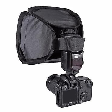 not 10 plus: Kamera üçün portativ flaş Softbox (speedlite üçün) - Universal — 3