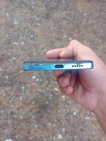 22 ekran monitor: Redmi Note, 256 GB, rəng - Göy, Barmaq izi — 3