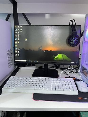 mani̇tor: Monitor : Acer 24 inch (100Hz) keys: Sevenhero white (6 RGB FAN) — 5