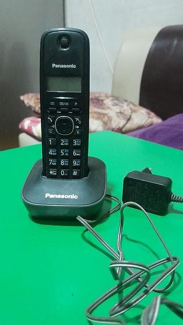 Stasionar telefonlar: Stasionar telefon Panasonic, Simsiz, İşlənmiş, Ödənişli çatdırılma — 1